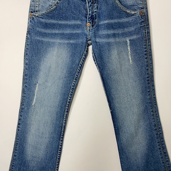 Vintage Hudson Women's Size 28 Boot Cut Blue Jeans - Picture 6 of 13